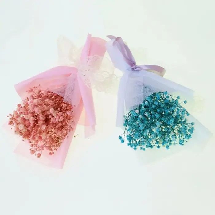 Fleurs séchées de gypsophile pour cadeaux