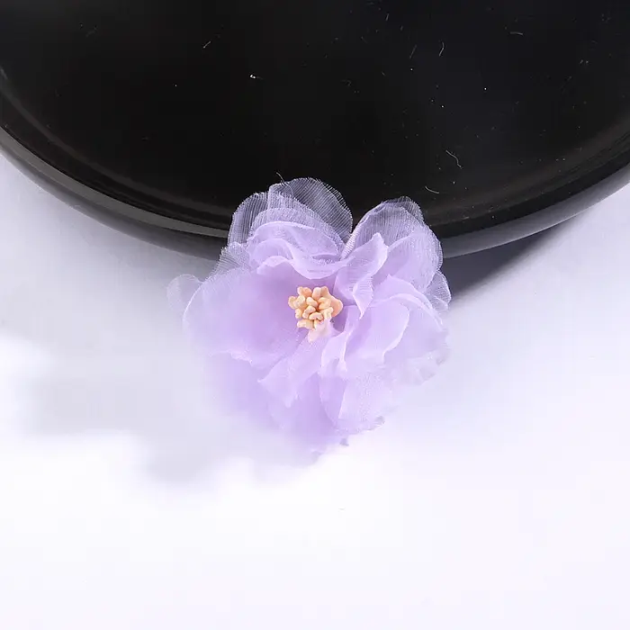 Fleurs artificielles en mousseline de soie