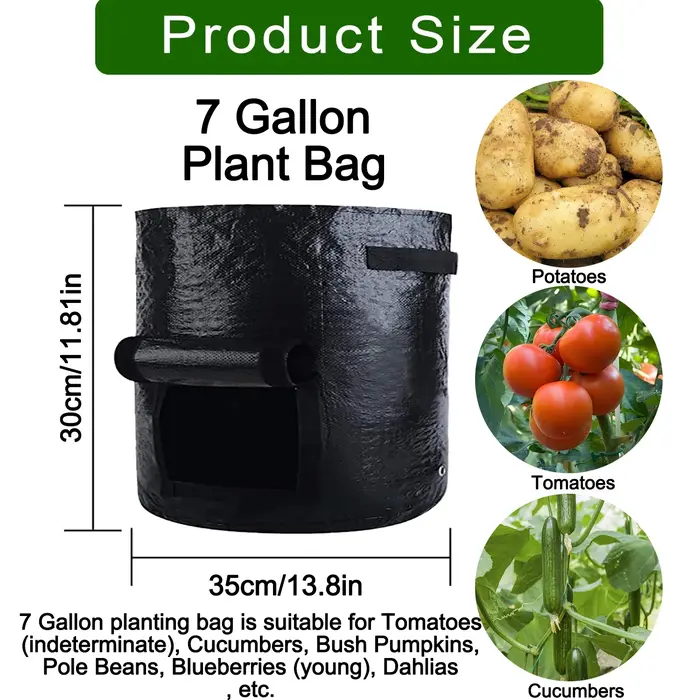 Sacs de culture pour pommes de terre 5/7/10 gallons
