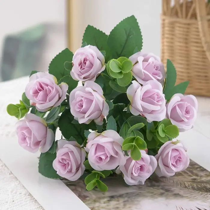 Vase de fleurs artificielles pour décoration de maison