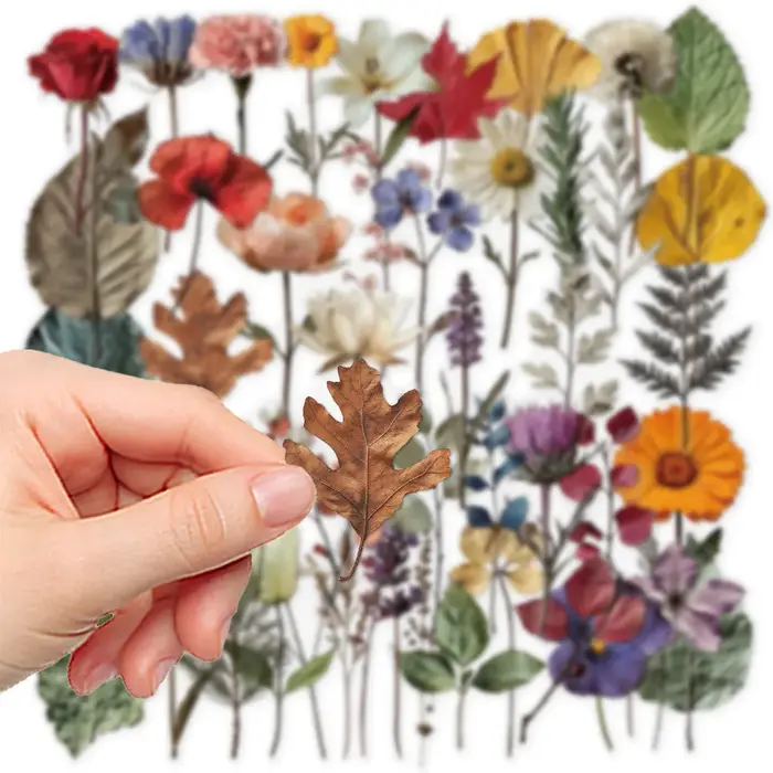 Autocollants de plantes mignons