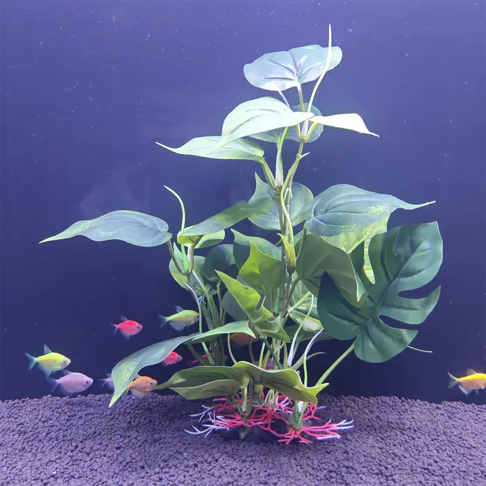 Plantes artificielles de décoration d'aquarium