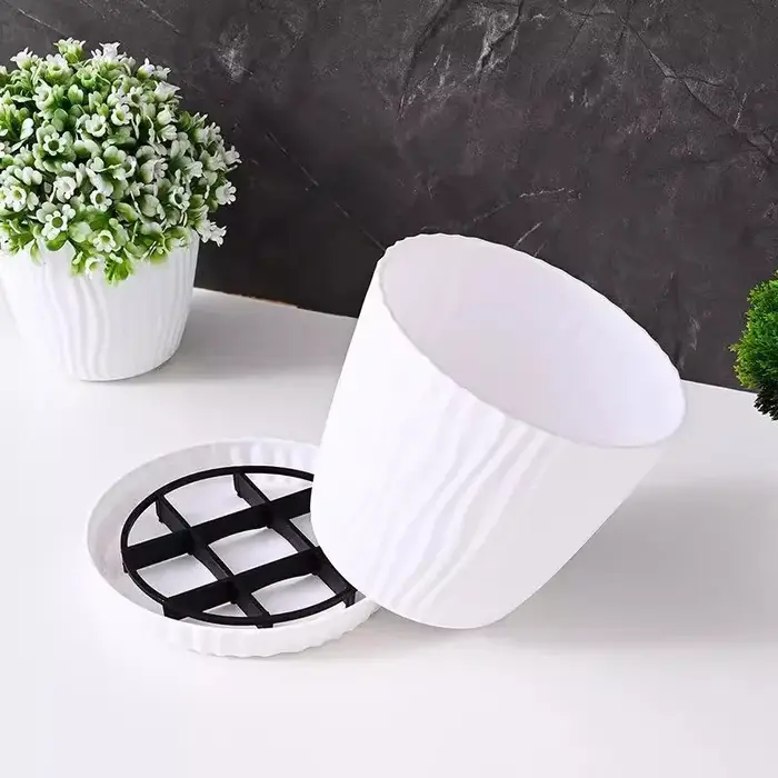 Coussin de Pot de fleur à grille circulaire