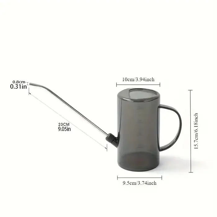 Arrosoir de jardin 1L à long bec avec pelle
