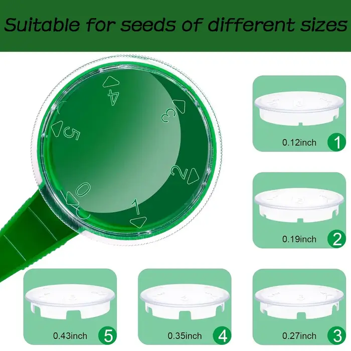 Semoir à graines, fournitures de jardinage, semoir manuel pour fleurs et plantes, pour systèmes hydroponiques, pots en plastique, pots de jardin, jardin domestique