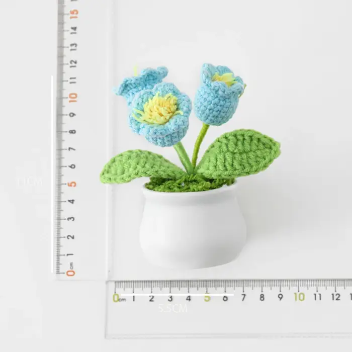 Orchidée au crochet faite à la main