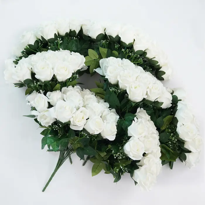 CHUXIN C4168 Bouquets de roses artificielles à 18 têtes