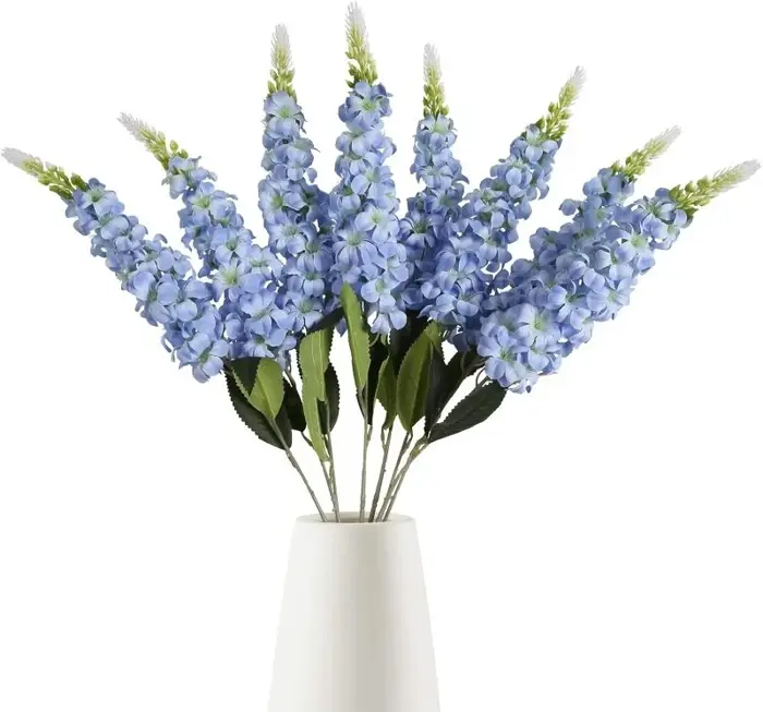 5 pièces fleurs artificielles jacinthe rotin maison salon célébration de mariage extérieur jardin mu