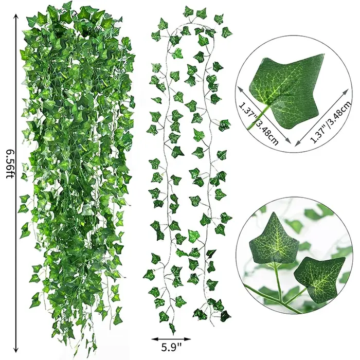 Feuilles de plantes artificielles 2/4/6/8/10M