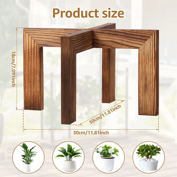 Support pour plantes en bois, support pour Pot de fleurs d'intérieur, Simple, moderne, à la mode, ro