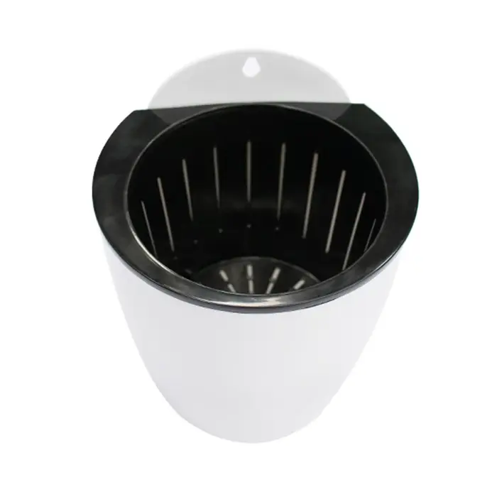 Pot de fleur mural en plastique absorbant l'eau automatique