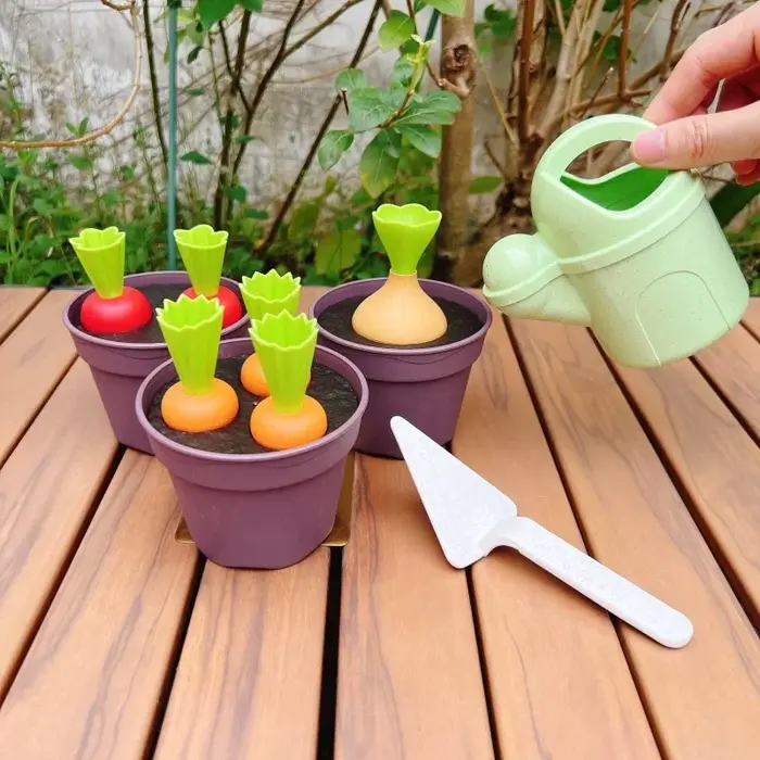 Pelle pour enfants plantation arroseur plantation maison de jeu jouets jouer sable radis pot ensembl