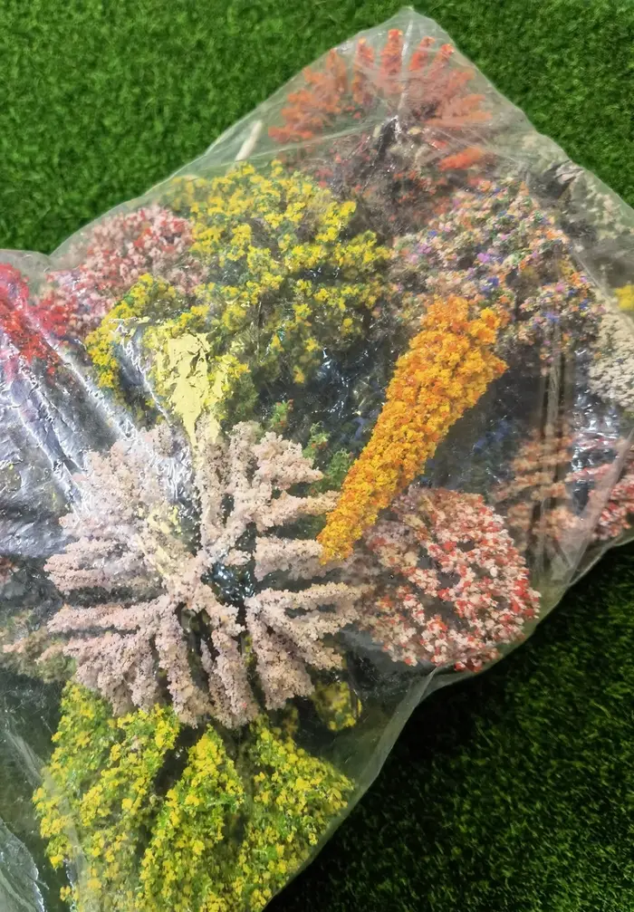 30 pièces/lot d'arbres modèles de fleurs