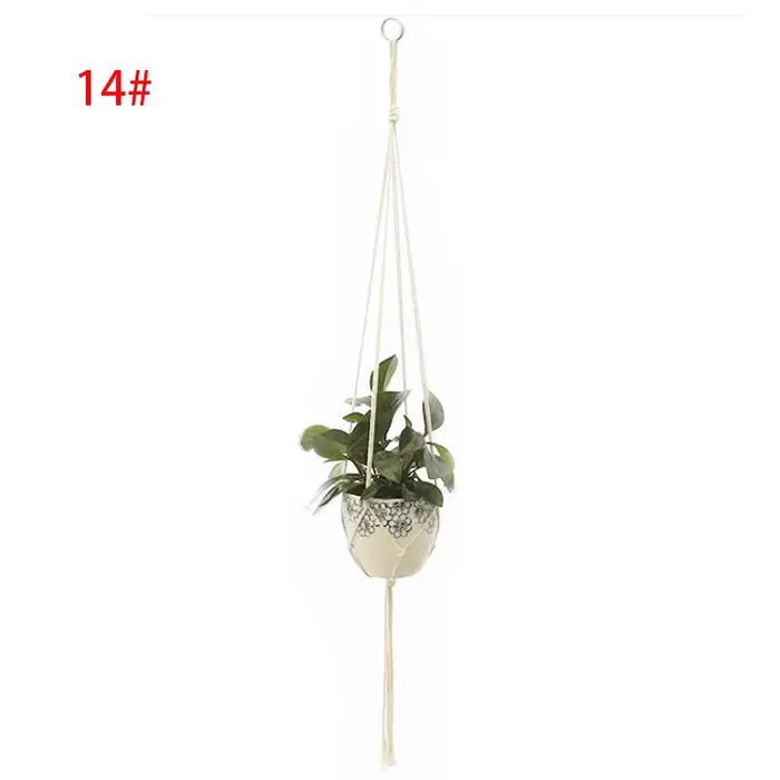 Suspension murale en coton fait à la main pour pot de fleur Sonramé