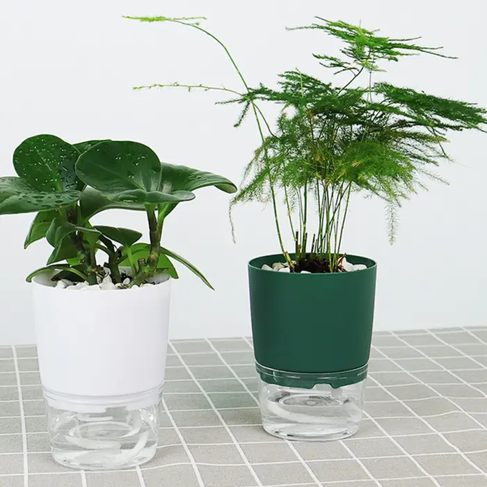 Pot de Fleurs Hydroponique à Auto-Arrosage