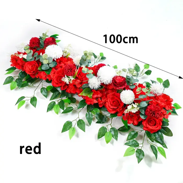 Mur de Fleurs Artificielles pour Mariage, 50/100cm, Fournitures pour Inpivoines, Roses, NucleoDecor,