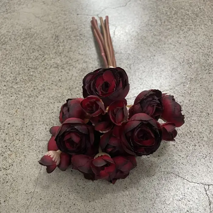 Fausses fleurs artificielles en soie