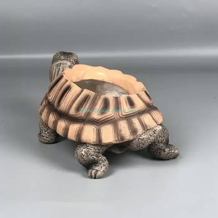Jardinière tortues en résine E74E