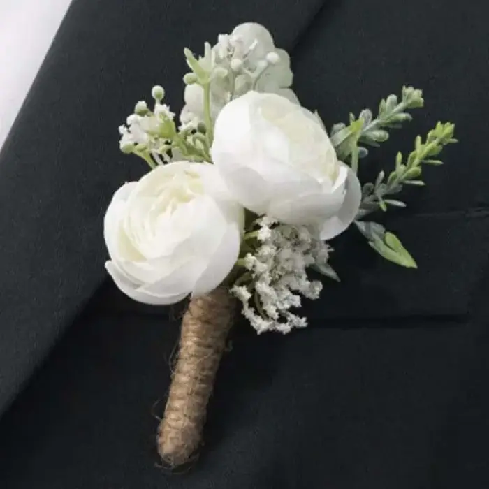 Bouquet de mariée cascade de perles et d'orchidées papillon - Fleur d'iris à main pour cérémonie de mariage et photographie en studio