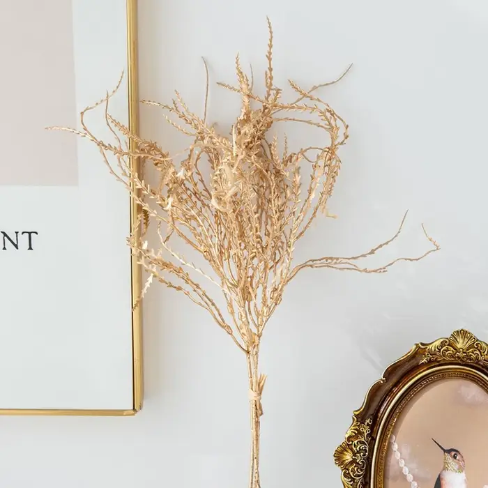 Plante artificielle D'or Coral Herbe Partie Maison vase Cour Extérieure Jardin nouvel an De Mariage mariée bouquet bricolage cadeau Décor Mur