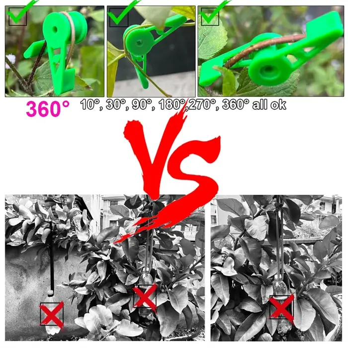 Clips de formation pour tiges de plantes