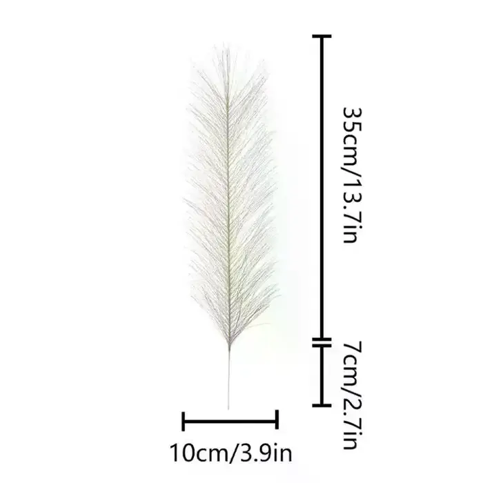 Lot de 10 fausses herbes de la pampa