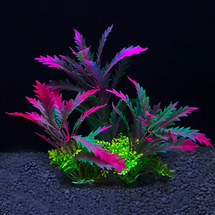 Plantes artificielles en plastique sous-marine pour aquarium