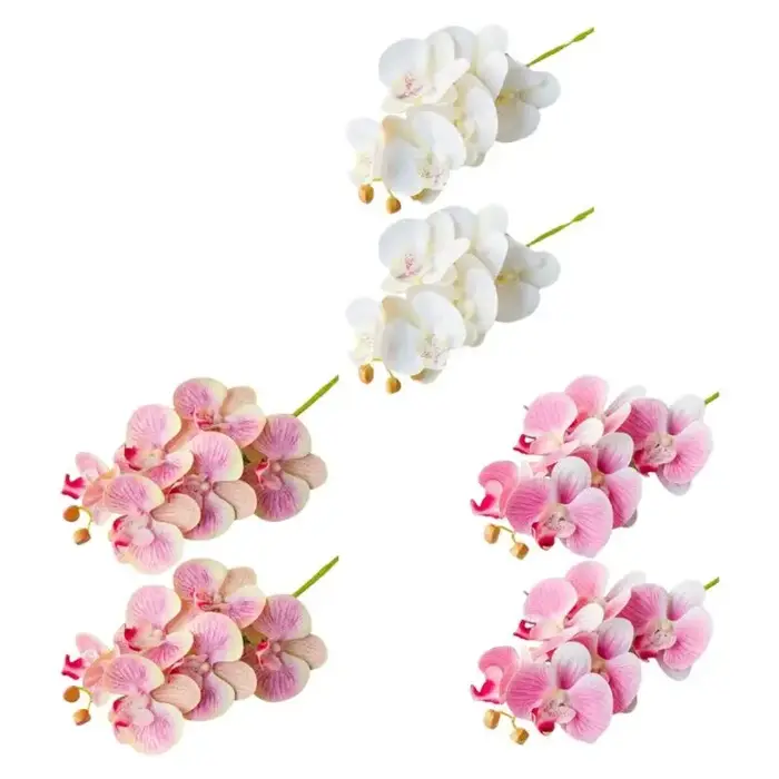 E8BD – lot 2 fleurs d'orchidées papillon