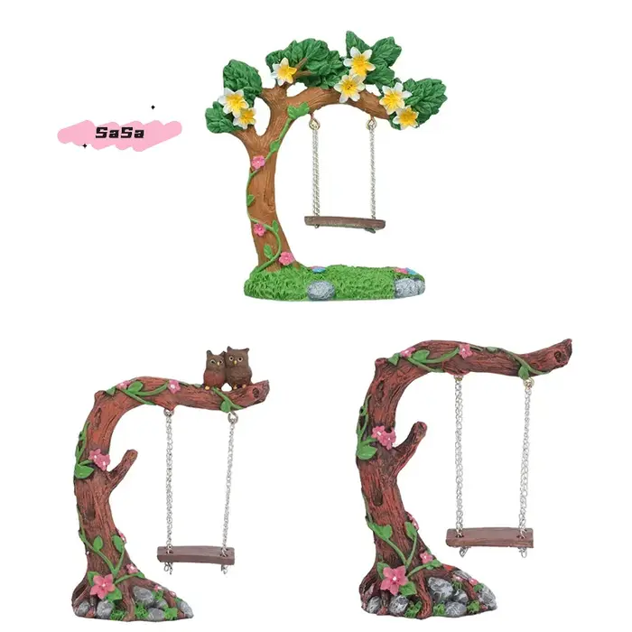 Balançoire de jardin féerique Miniature