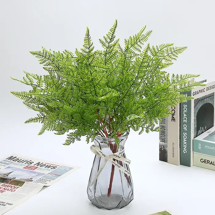 Simulation Gomme Tendre Herbe Persane Plantes Vertes Artificielles Feuille DIY Arrangement De Fleurs Maison Hôtel Décor Mariage Accessoires de Photographie