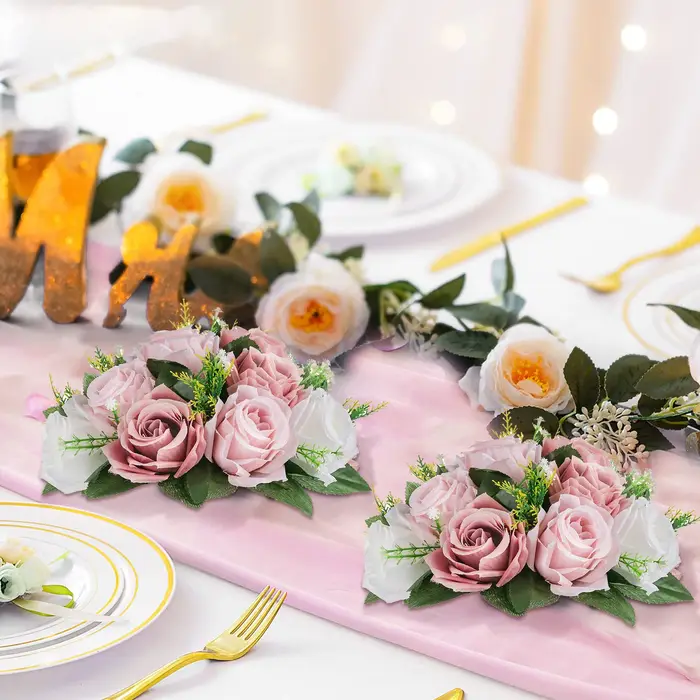 Boule de fleurs artificielles en plastique