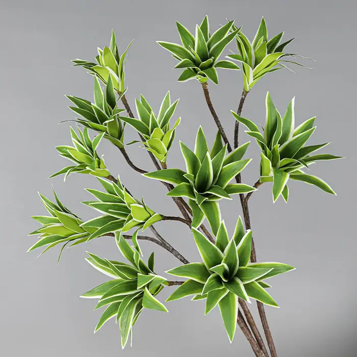 Grande branche de plantes de lys artificielles de 83cm