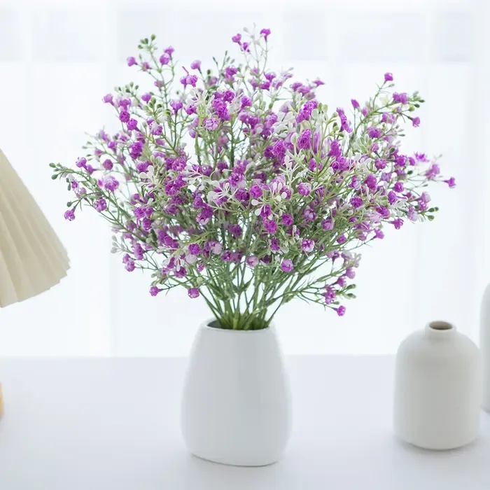 1pc fleurs artificielles plantes gypsophile mariage Bouquet de mariée maison chambre Vase Table jardin bricolage cadeaux photographie accessoires Decora