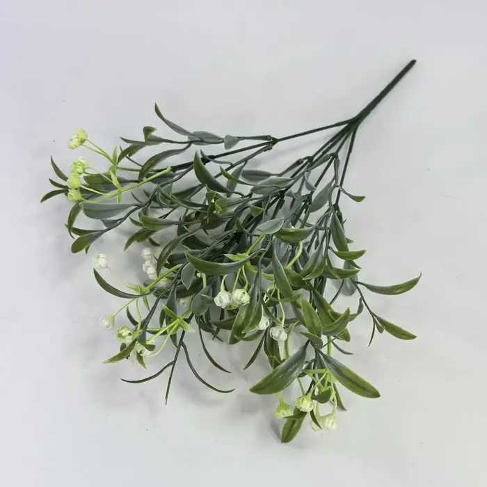 Fleurs artificielles résistantes aux UV, fausses fleurs en plastique, plantes de gypsophile pour jar