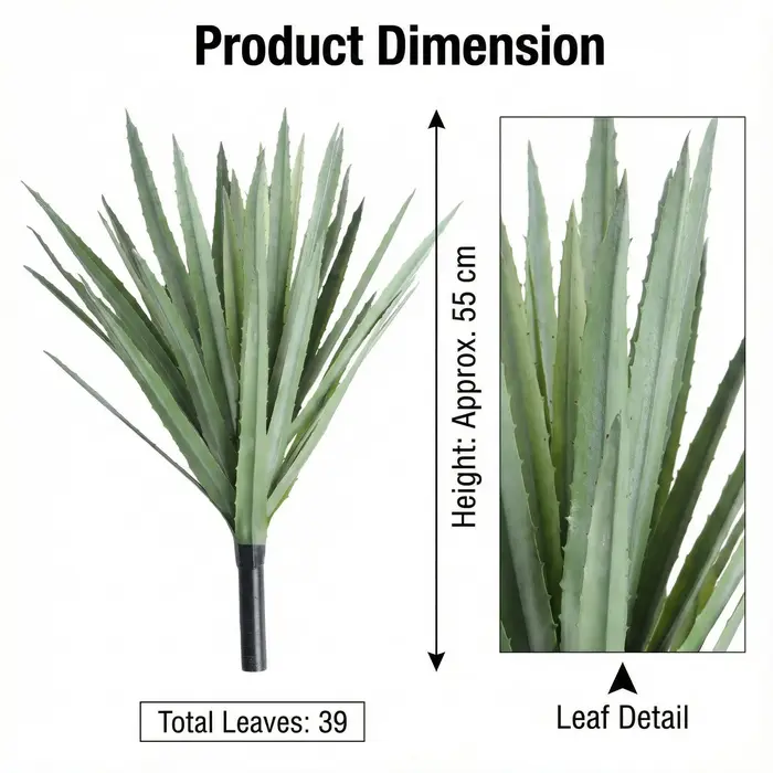 Plante artificielle à Faux aloès