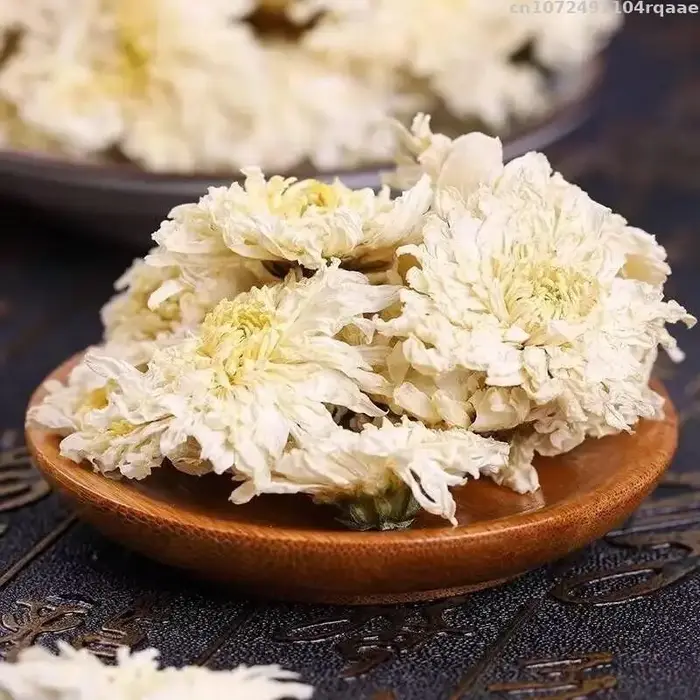 Matériel de simulation pour la fabrication de fleurs, fleur de chrysanthème blanc pour la décoration intérieure, ornement de vase de mariage