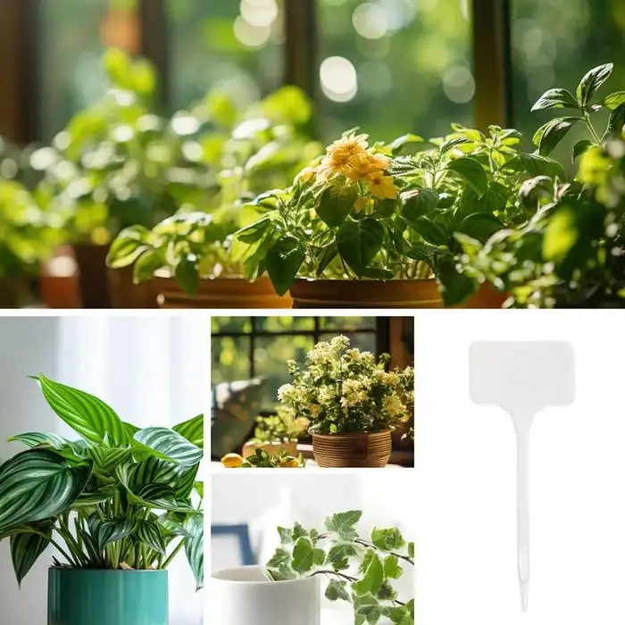 Étiquettes pour plantes de jardin