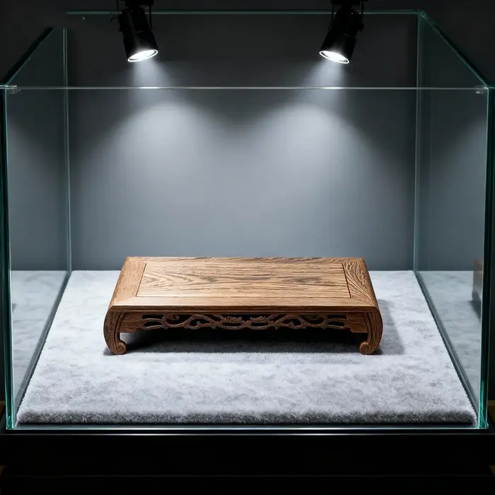 Base de support pour plantes en bois