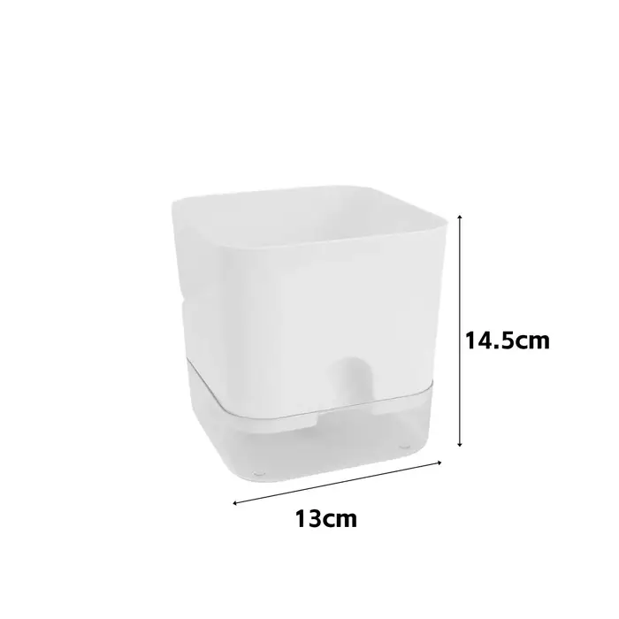 Pots de fleurs en plastique imitation céramique