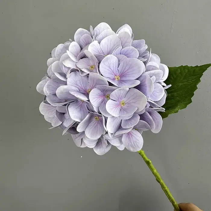 Fleurs d'hortensia artificielles réalistes, Branches d'hortensia artificielles au toucher réel, déco