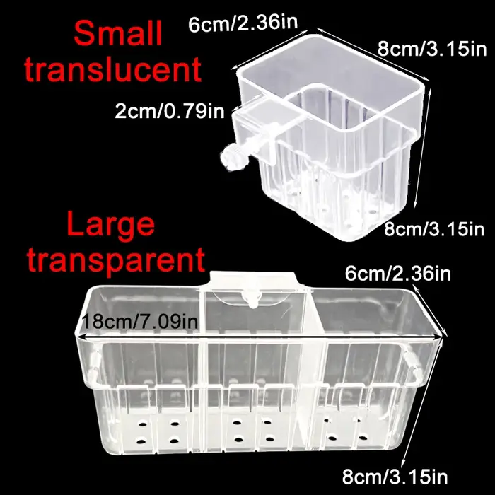 Panier hydroponique Transparent pour Aquarium