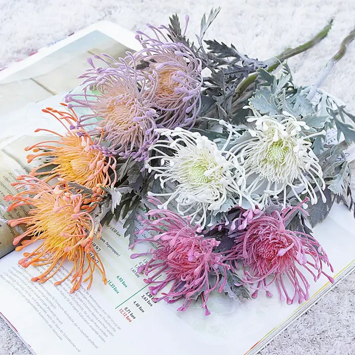 Fleurs artificielles, branche courte