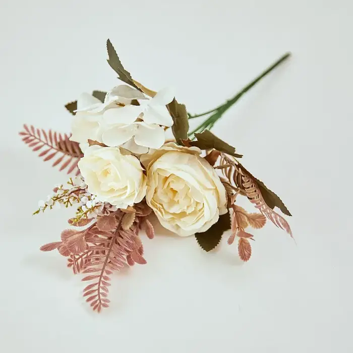 Fleurs artificielles d'automne, décoration de mariage, maison, chambre à coucher, Bouquet de mariée,