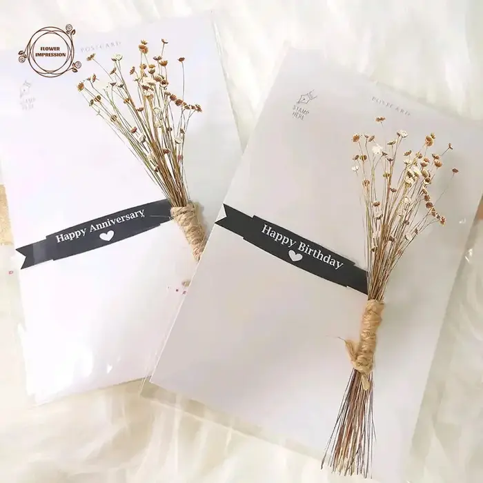 50pcs petite étoile marguerite fleurs séchées décor de mariage