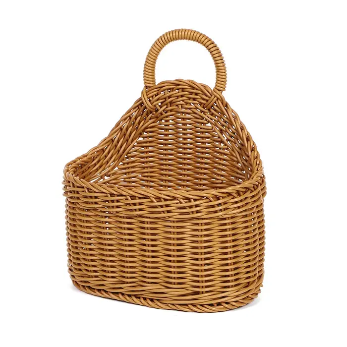 Panier de rangement tissé de Style ferme rustique, panier de rangement intérieur et extérieur pour c