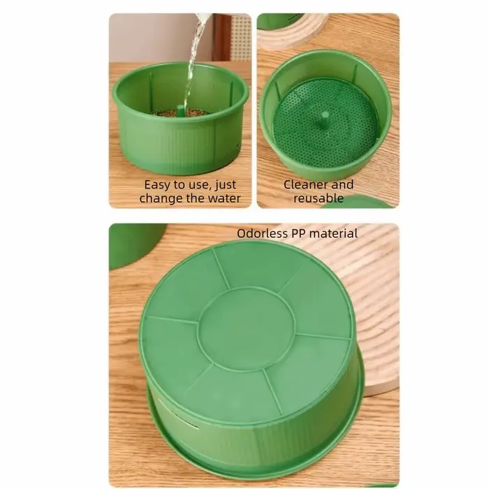 Pots de pépinière en plastique pour germes de haricots