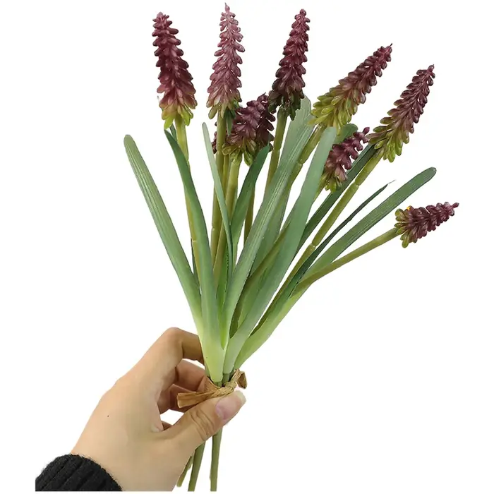 Bouquet de fleurs de jacinthe artificielles réalistes