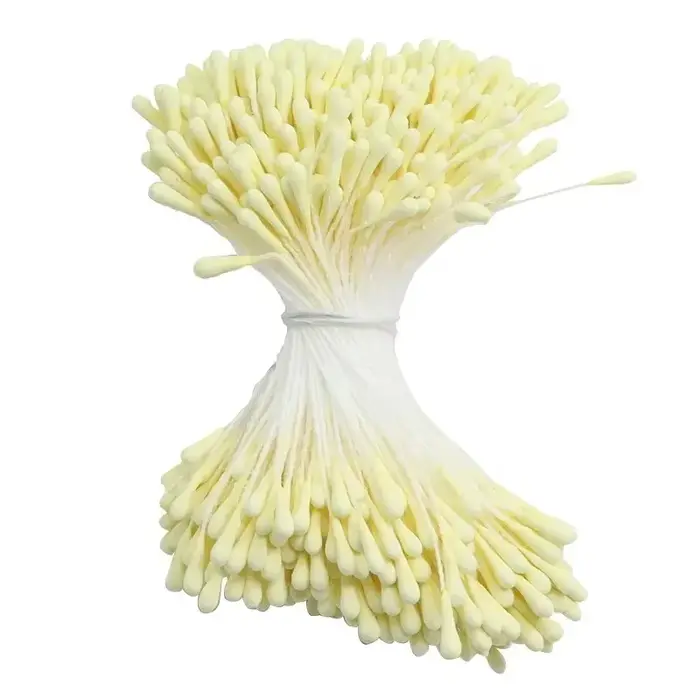 Stame de fleurs artificielles, Mini pistons de perles pour Rose, jaune, tournesol, décoration de mai