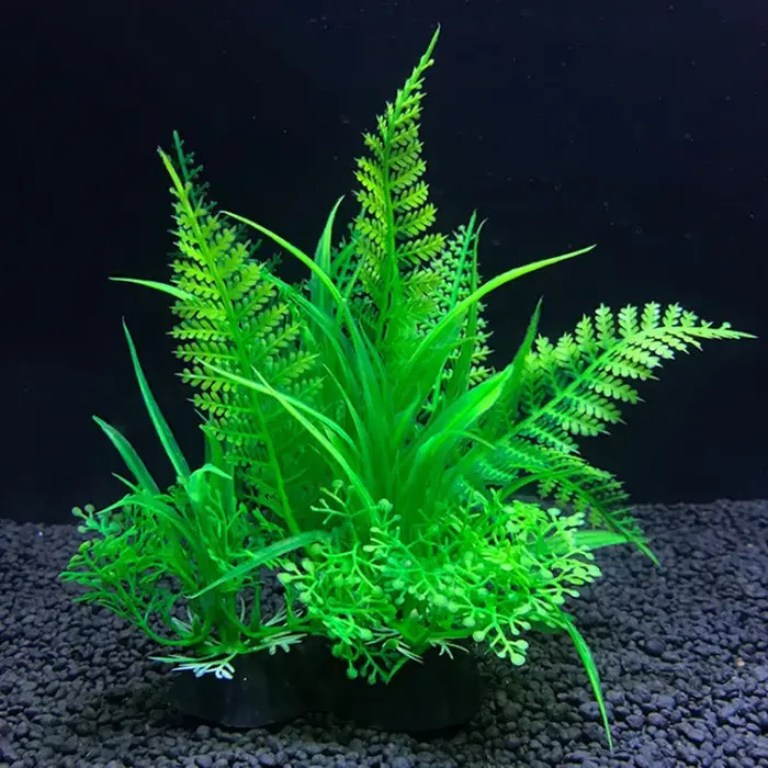 Plantes artificielles de décoration d'aquarium