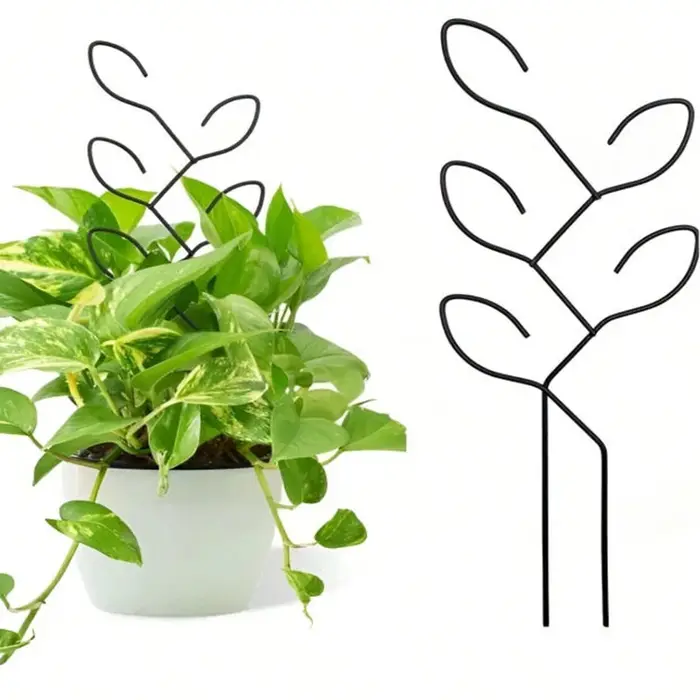1 support créatif pour plantes en pot d'extérieur, treillis pour plantes grimpantes, support de fleu